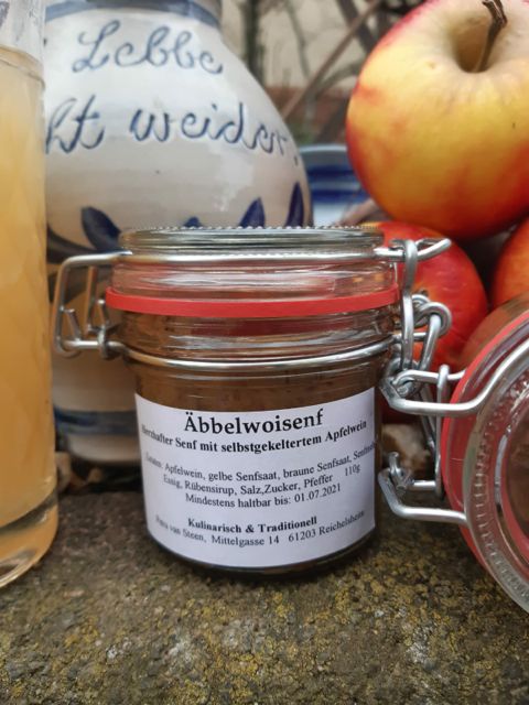 Hausgemachter Apfelweinsenf #FrankfurterSpezialitäten