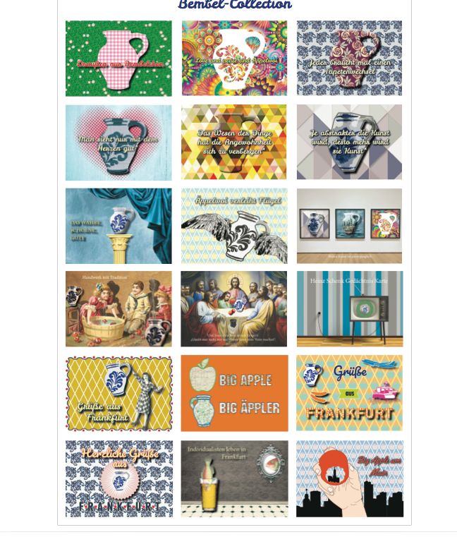 Frankfurt Postkarten bei Bembeltown