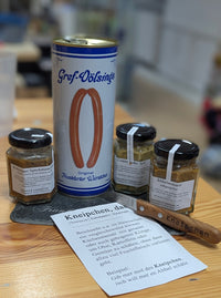 Feinkost salziges Vorderansicht