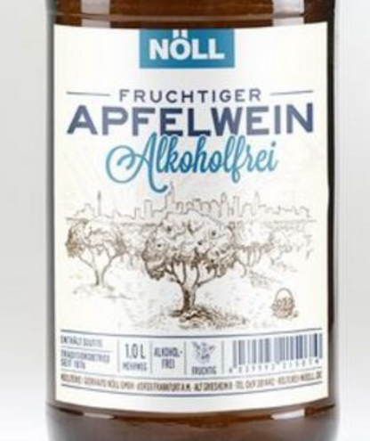 Alkoholfreier Apfelwein von der Kelterei Nöll bei Bembeltown #Apfelwein #alkoholfrei