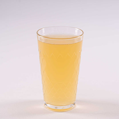 Apfelweinglas Goldrand Geripptes 0,5l