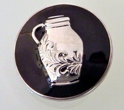 Schwarze Knöpfe - Schwarze Bembel Knöpfe