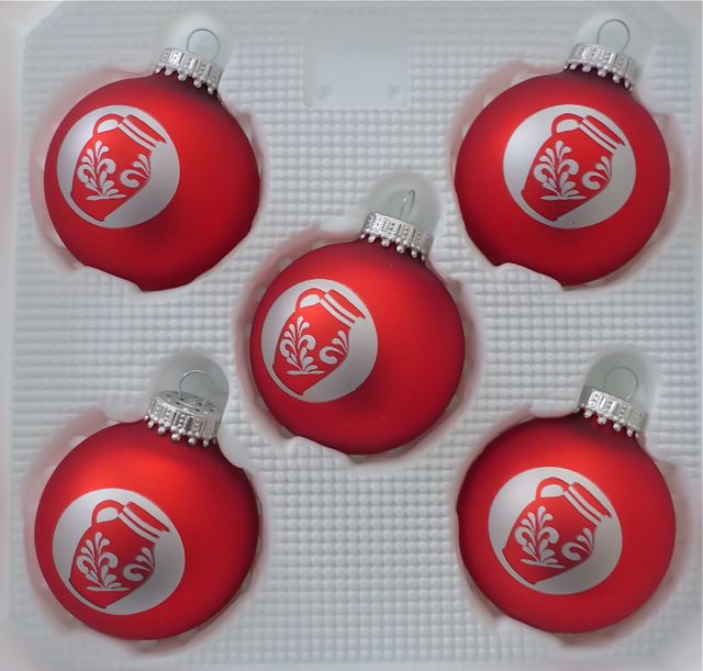 Christbaumkugel "Bembel" (rosa)