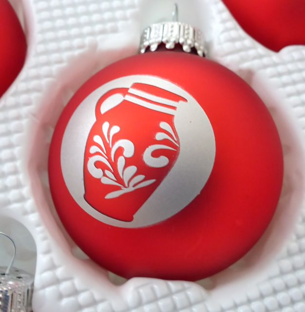 Christbaumkugeln "Bembel" (blau)