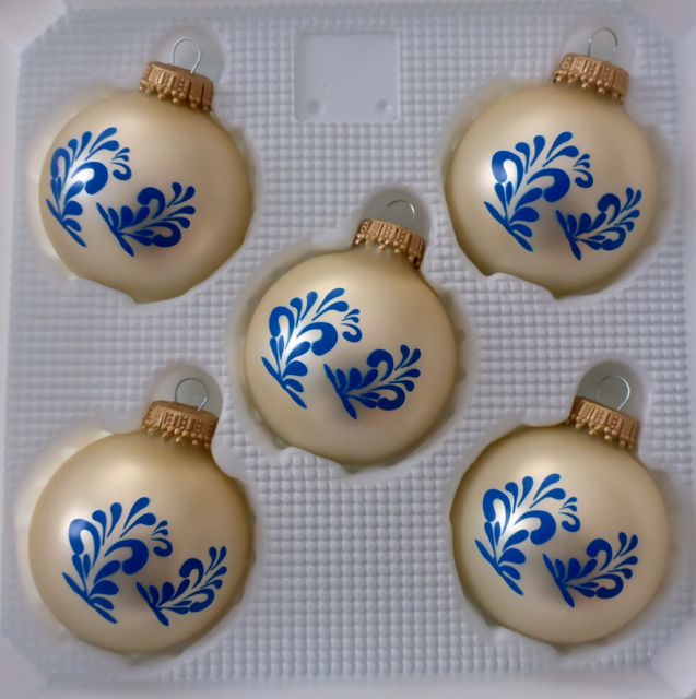 Christbaumkugel "Bembelschwung" (bronze-matt)