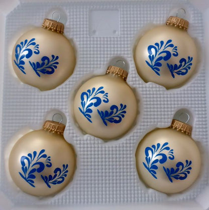 Christbaumkugel "Bembelschwung" (bronze-matt)