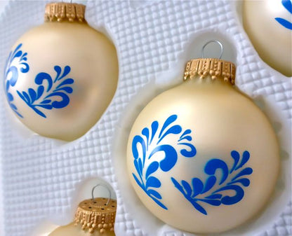 Christbaumkugel "Bembelschwung" (bronze-matt)