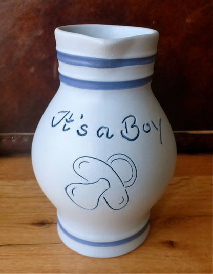 ZUR GEBURT - Hellblauer It's a Boy Bembel