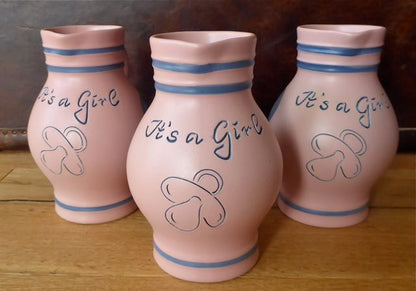 IT's A GIRL - Der rosa MiniBembel mit Schnuller