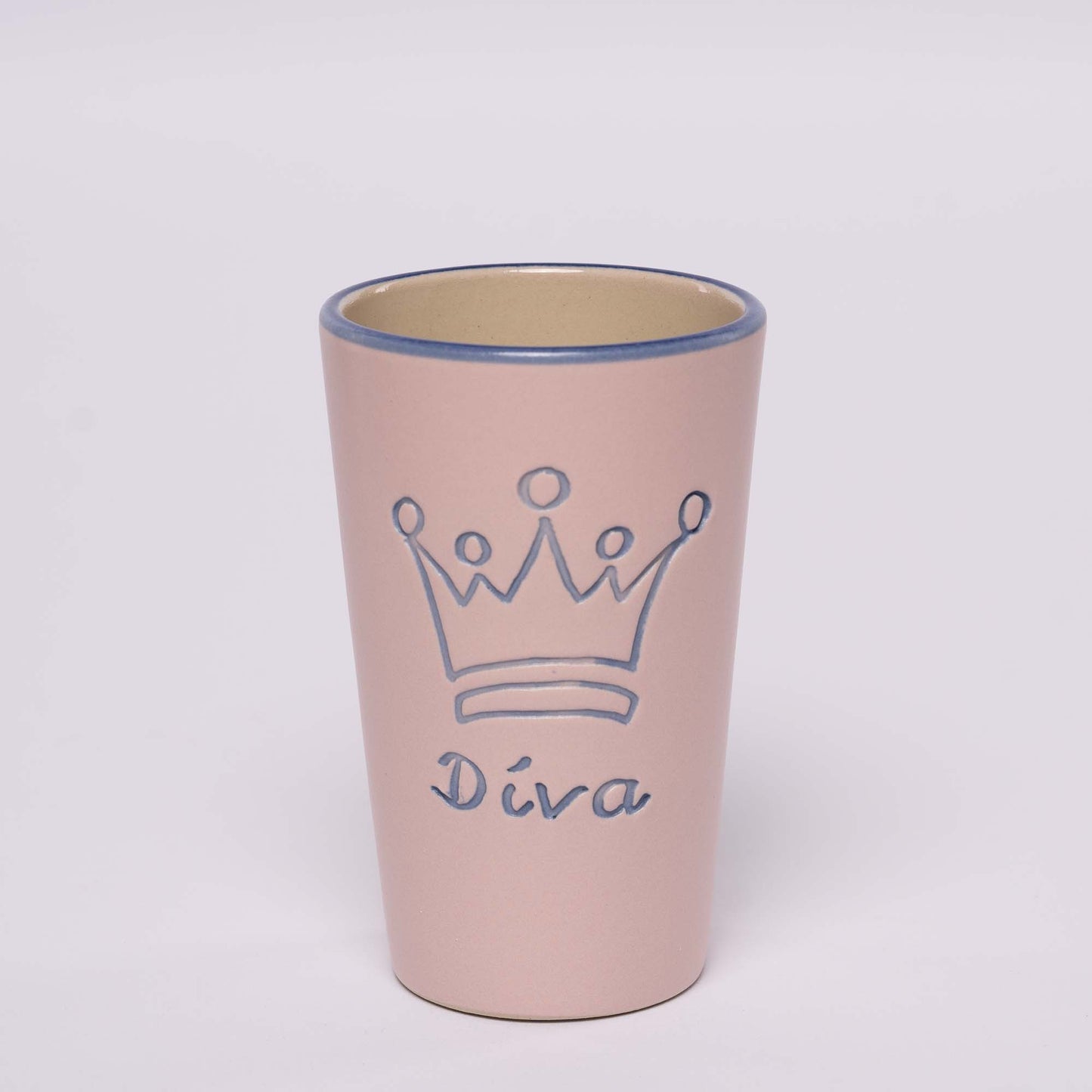 Diva Becher - rosa blau 0,25l