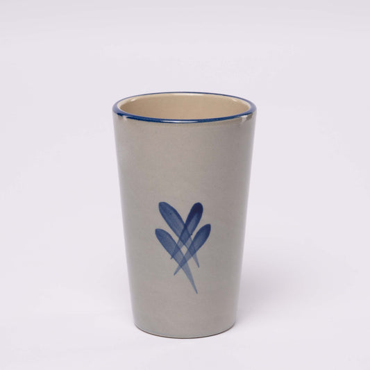 Frankfurter Apfelwein Becher klassisch - grau blau 0,25l