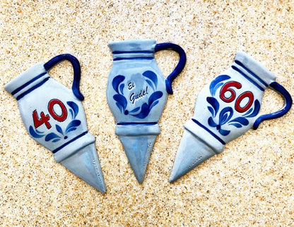 Zum Geburtstag Beetstecker für den Blumentopf