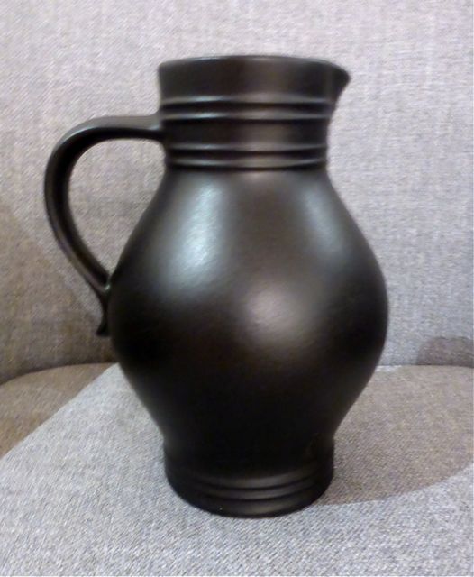 Klassischer 1 L Bembel in Weiß – handgemacht in Hessen