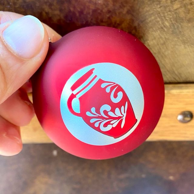 Hessische Bembel Weihnachtskugeln