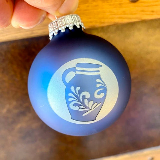 Bembel Christbaumkugel #jeansblau