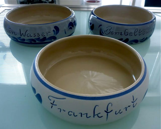 Schüsselchen und Dippe "Frankfurt Schüssel"