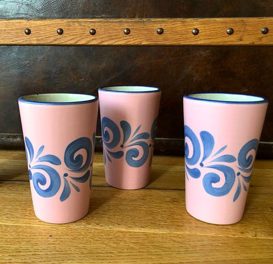 Hessische Apfelweinbecher in rosa