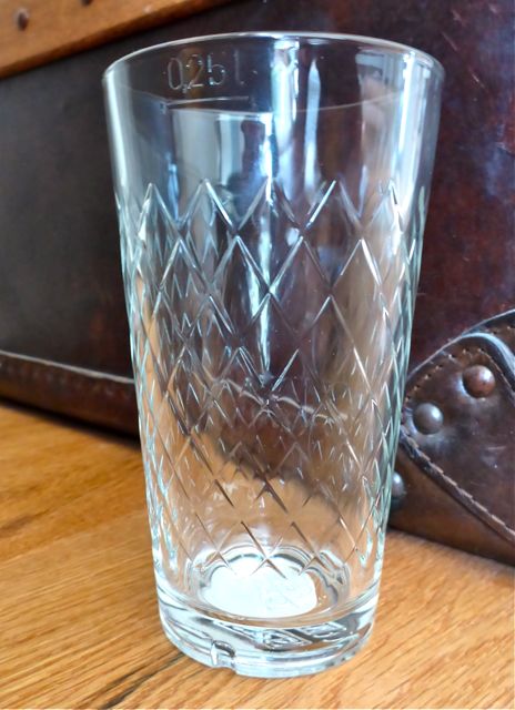 Das Geripptes Apfelweinglas by Bembeltown #Bembelshop