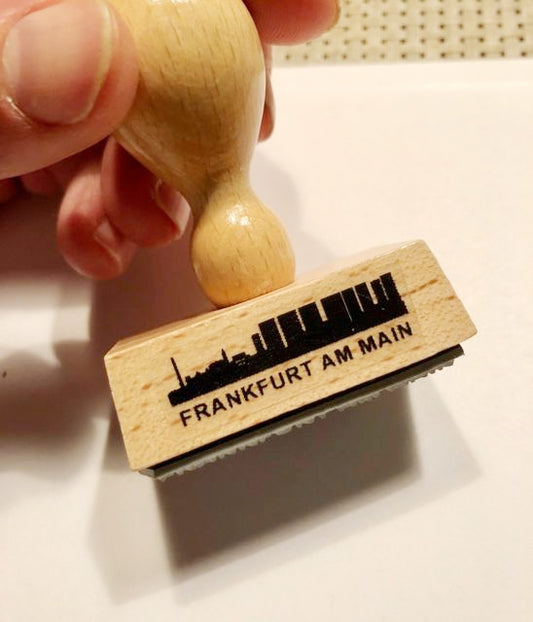 Frankfurt Skyline Stempel #StempelFFM