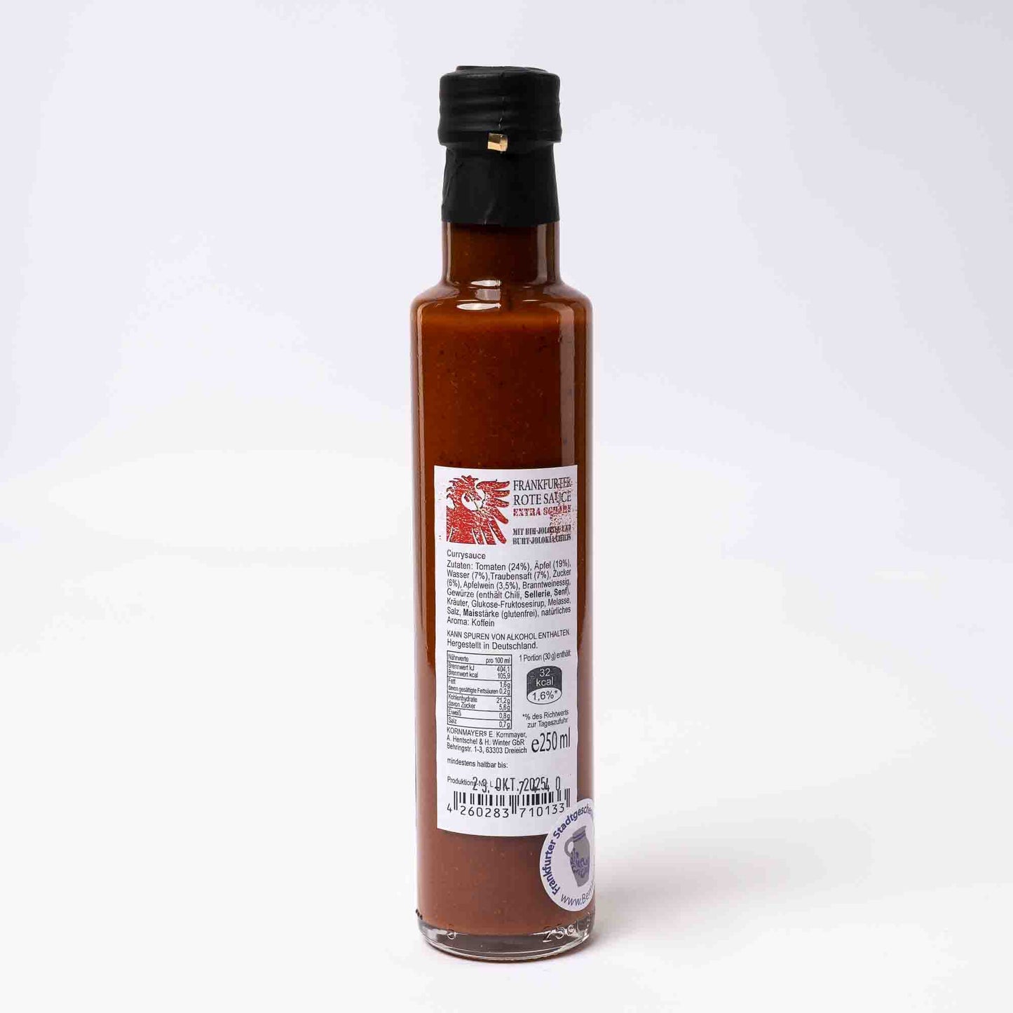 Kornmeyers Frankfurter Rote Sauce – extra scharf