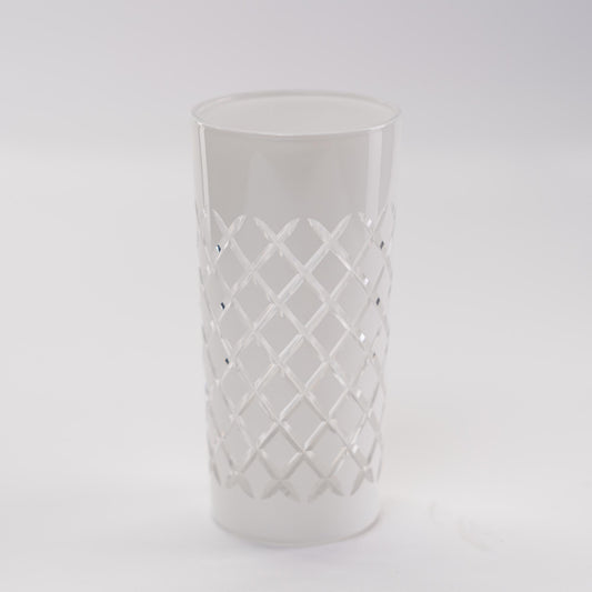 Gerippte Gläser 0,3 L Bleikristall Weiß