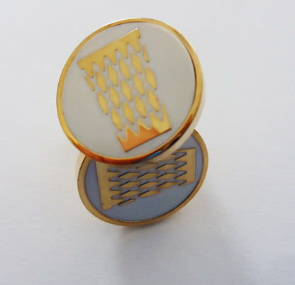 Frankfurter Manschettenknöpfe - Das Gerippte