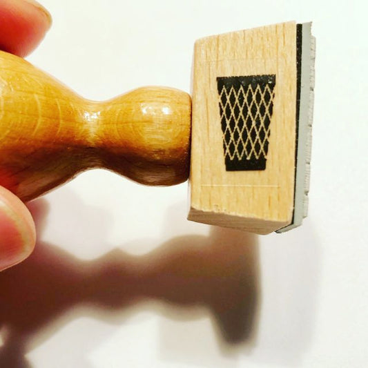 Schoppeglas Geripptes als Stempel