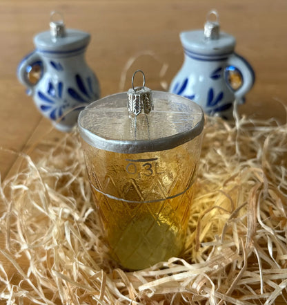 Bembel und Geripptes als Weihnachtskugel - Hessische Weihnachtskugeln #Bembelshop