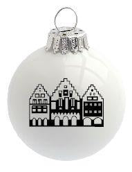 Christbaumkugel "Römer" (dunkelrot matt)