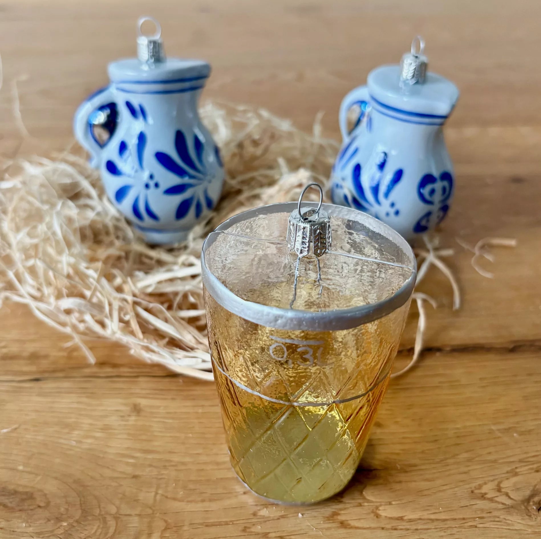 Bembel und Geripptes als Weihnachtskugel - Hessische Weihnachtskugeln #Bembelshop