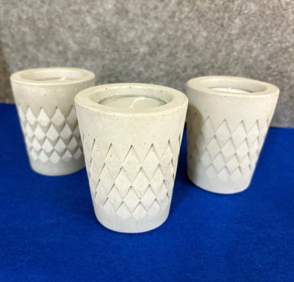 Geripptes Teelicht - Bembeltown Wohndesign in Frankfurt