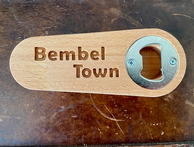 Flaschenöffner Bembeltown aus Echtholz