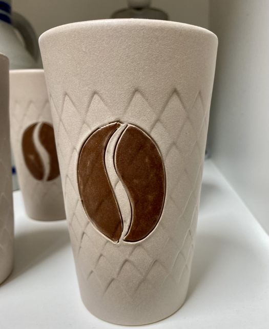 Gerippter #Kaffeebecher #LatteMacchiato #Barista