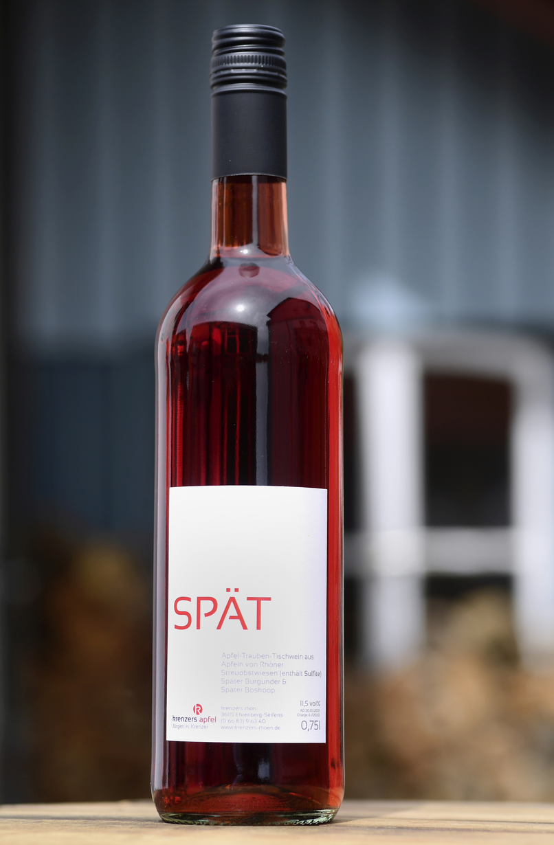 KrenzersRhön SPÄT - Wein aus Äpfeln mit Spätburgunder bei Bembeltown #krenzers