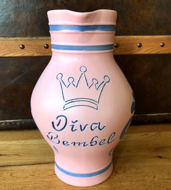 2 Liter Diva Bembel mit Krönchen