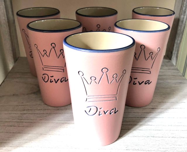 Der Diva Becher für Junggesellinnenabschiede