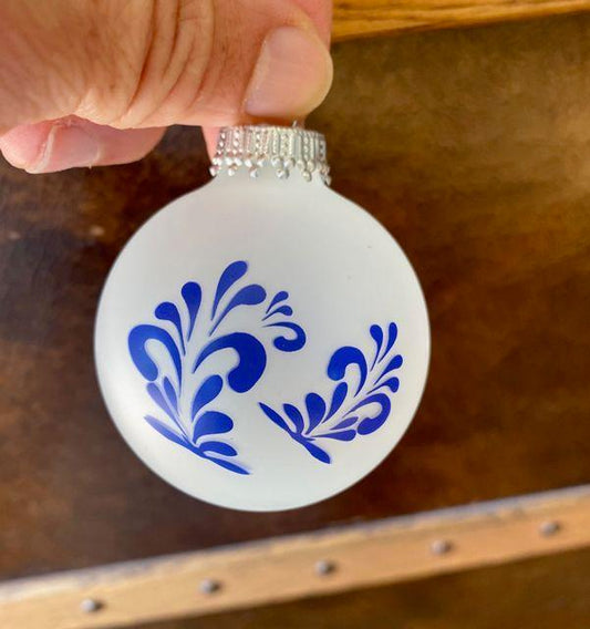 #Bembelschwung #Weihnachtskugel #gefrostet