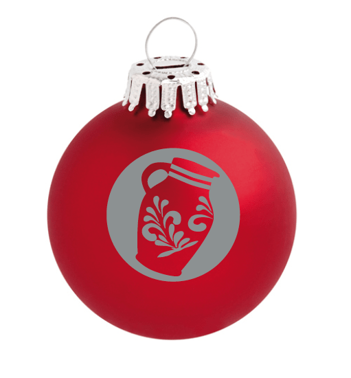 Christbaumkugel "Bembel" (rot)