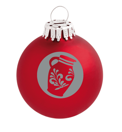 Christbaumkugel "Bembel" (rot)