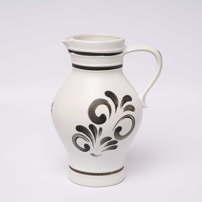 Apfelwein Bembel – Schwarz-Weiß mit Dekor