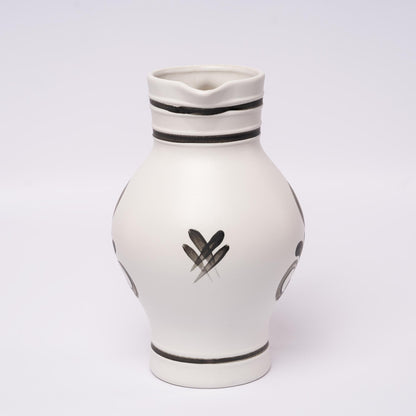 Apfelwein Bembel – Schwarz-Weiß mit Dekor