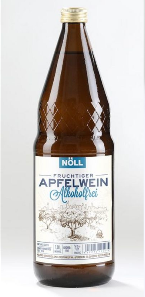 Alkoholfreier Apfelwein von der Kelterei Nöll bei Bembeltown #Apfelwein #alkoholfrei