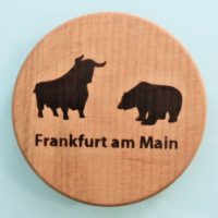 BULL & BEAR - Bulle und Bär Schoppedecke #Apfelwein #Deckel
