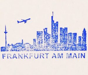 SKYLINE MOTIVE - Frankfurt Stempel