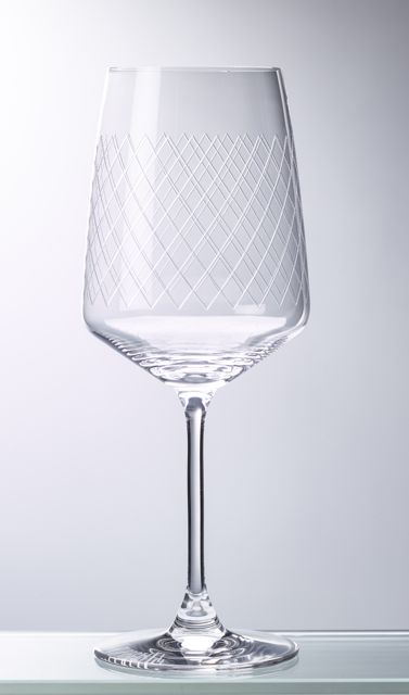 Geripptes Weinglas - Weingläser von Rippstiel