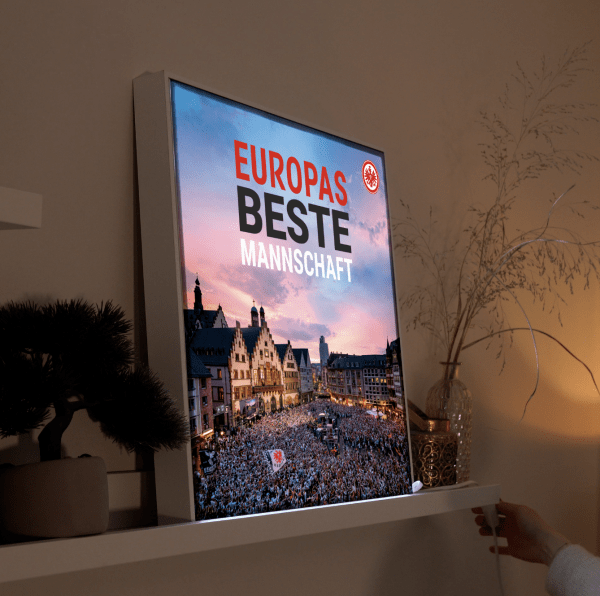 Europas beste Mannschaft – Eintracht Frankfurt LED-Bilder