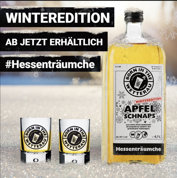 Apfelschnaps Winteredition #hessenträumche