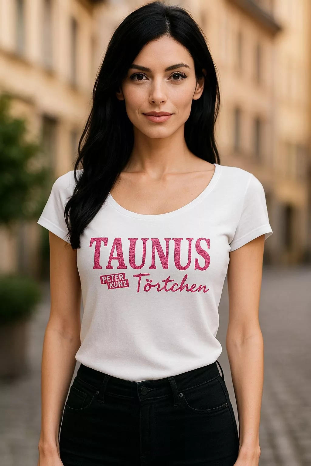 Taunus Törtchen T-Shirt in Weiß by #PeterKunz