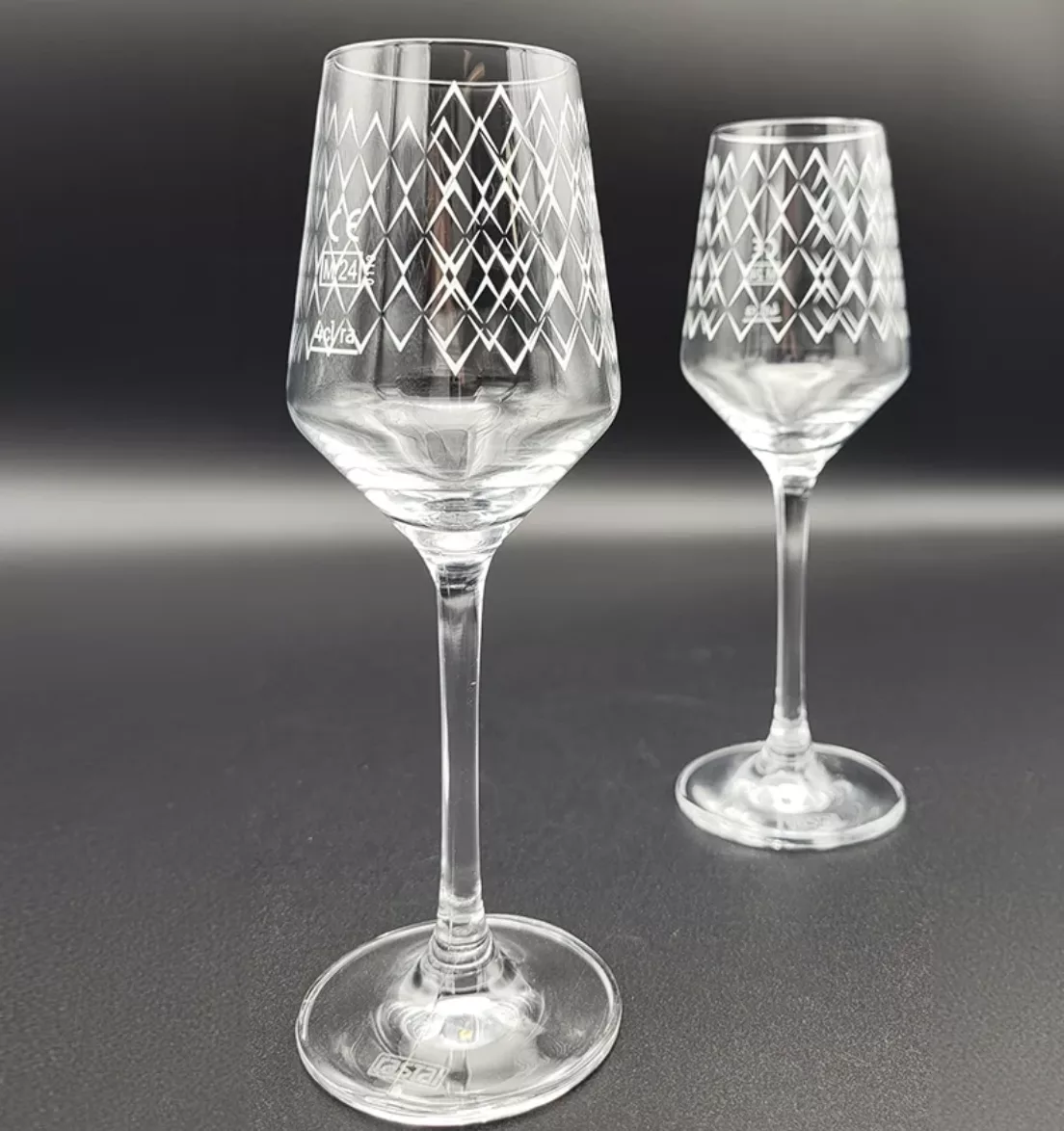 Geripptes Cordialglas 4cl von Bembeltown #Geripptes