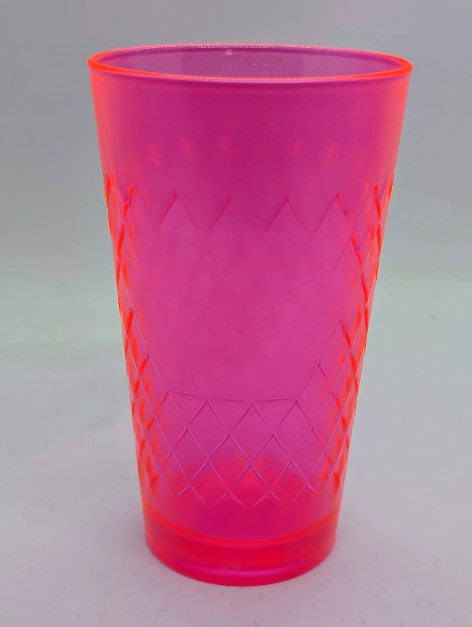 Farbige Gerippte in Neon-Pink von Bembeltown